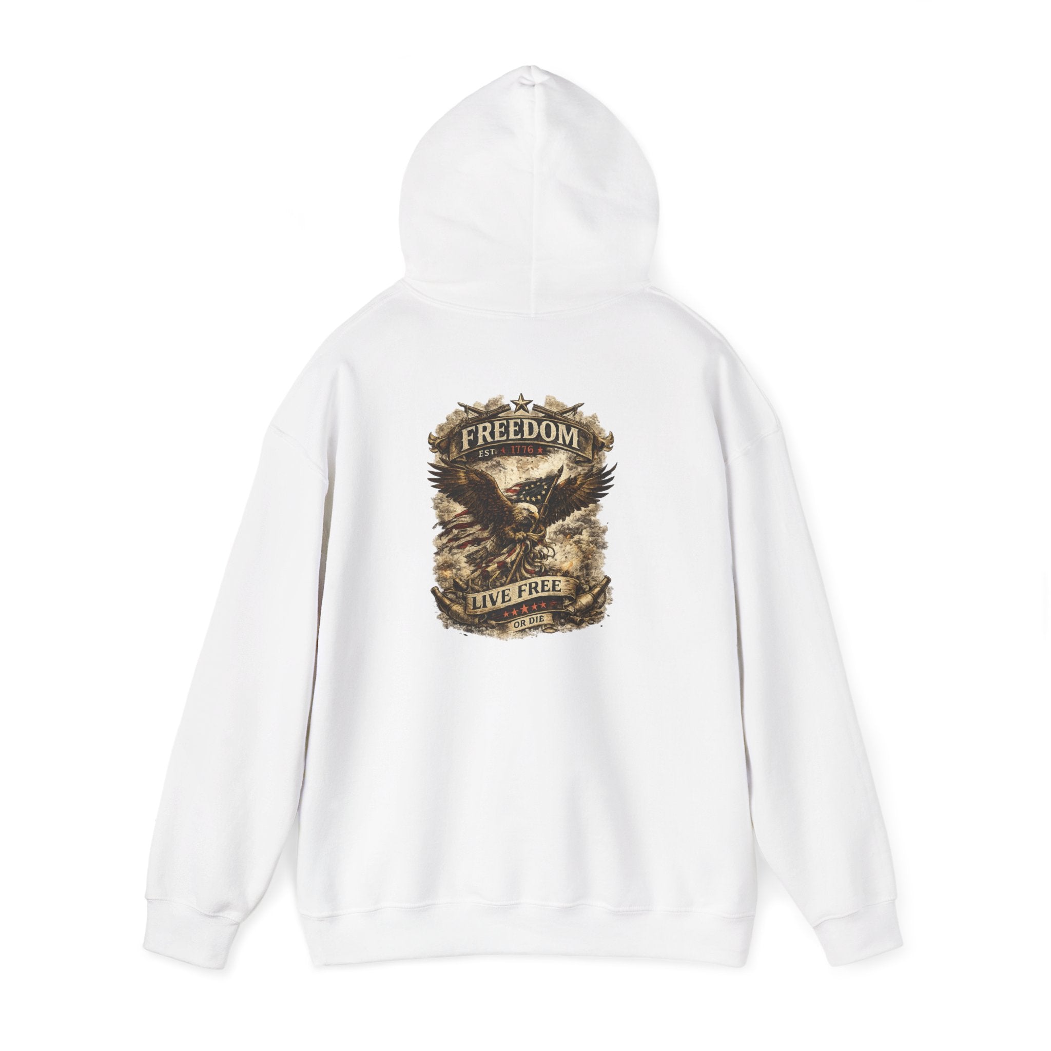 RAW Freedom Hoodie — Patriotic Pullover