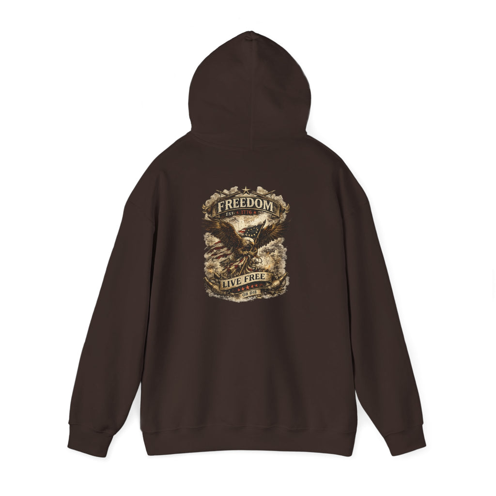RAW Freedom Hoodie — Patriotic Pullover