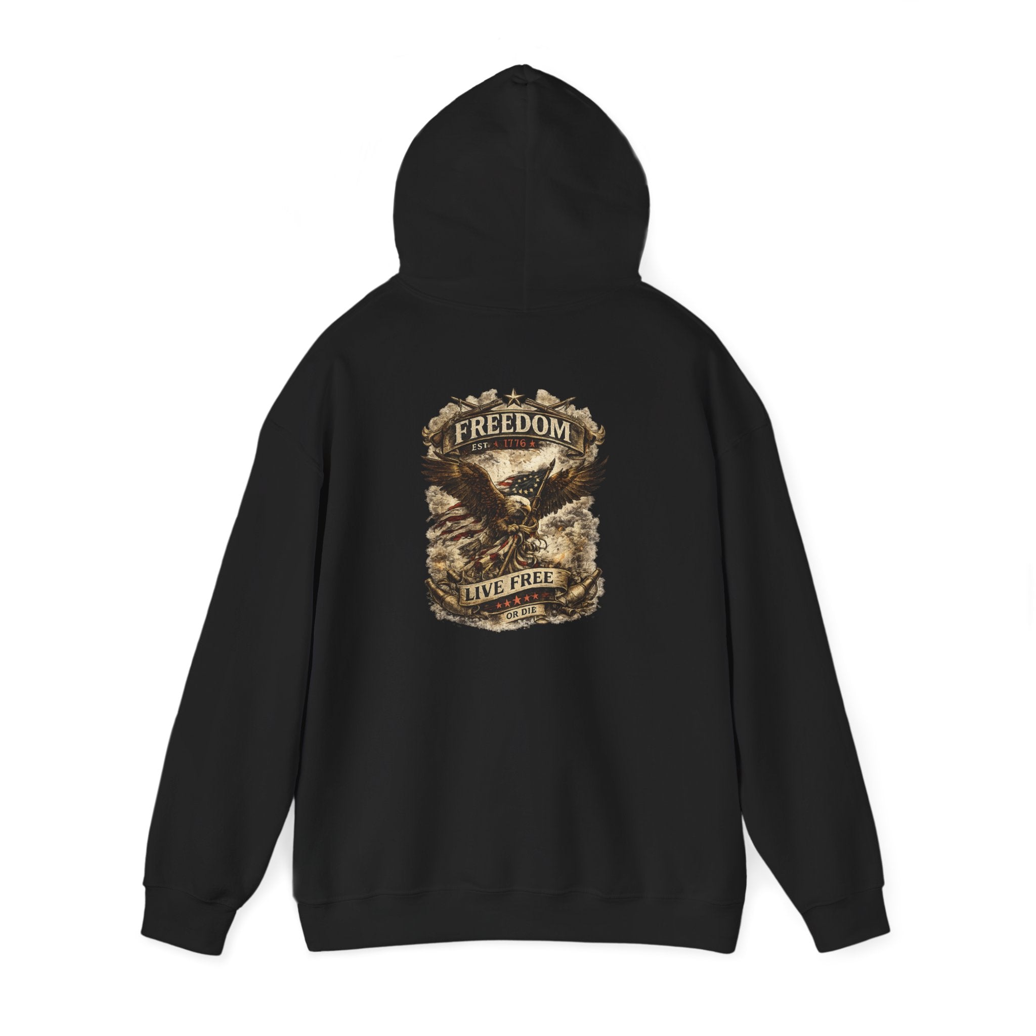 RAW Freedom Hoodie — Patriotic Pullover