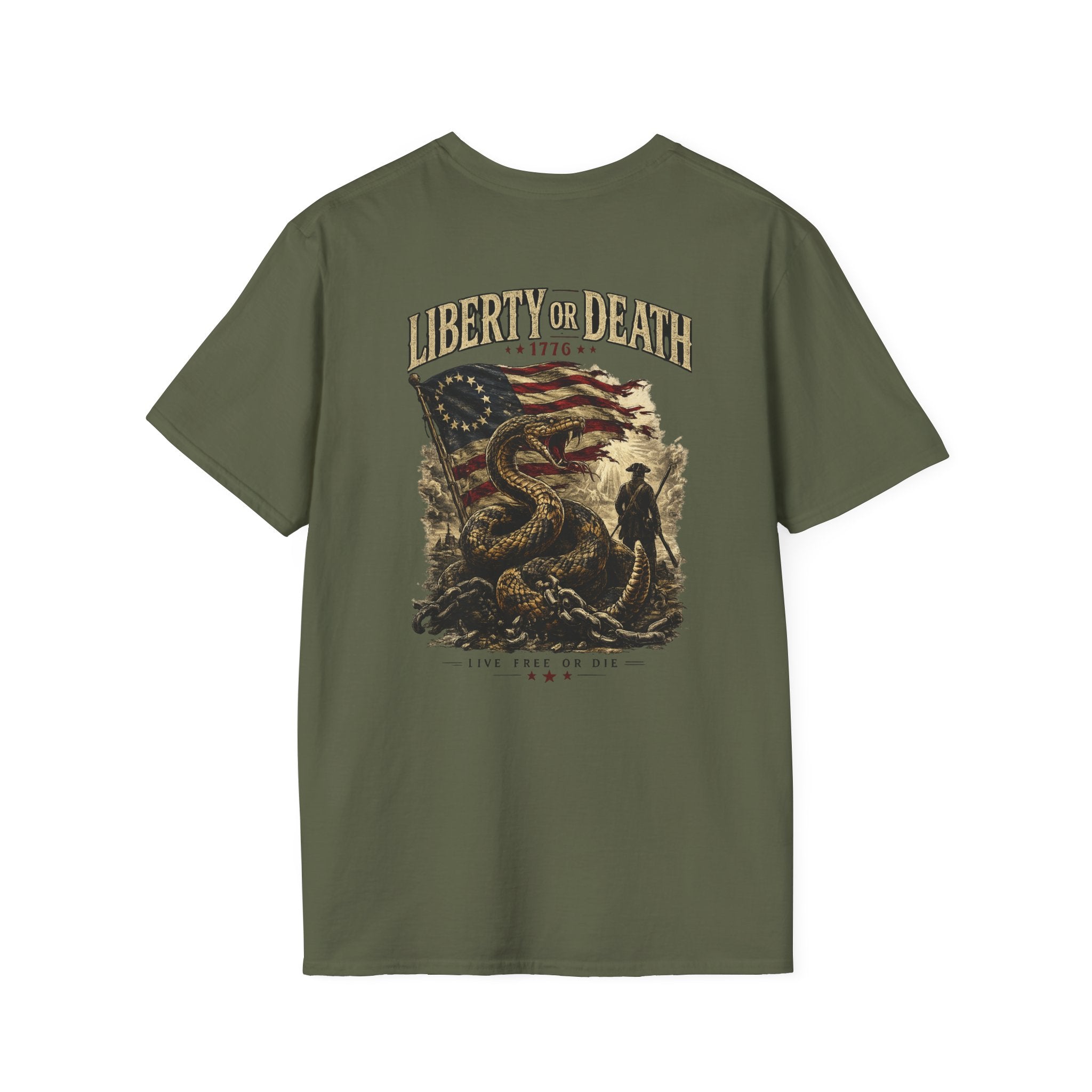RAW Liberty or Death Short Sleeve Tee
