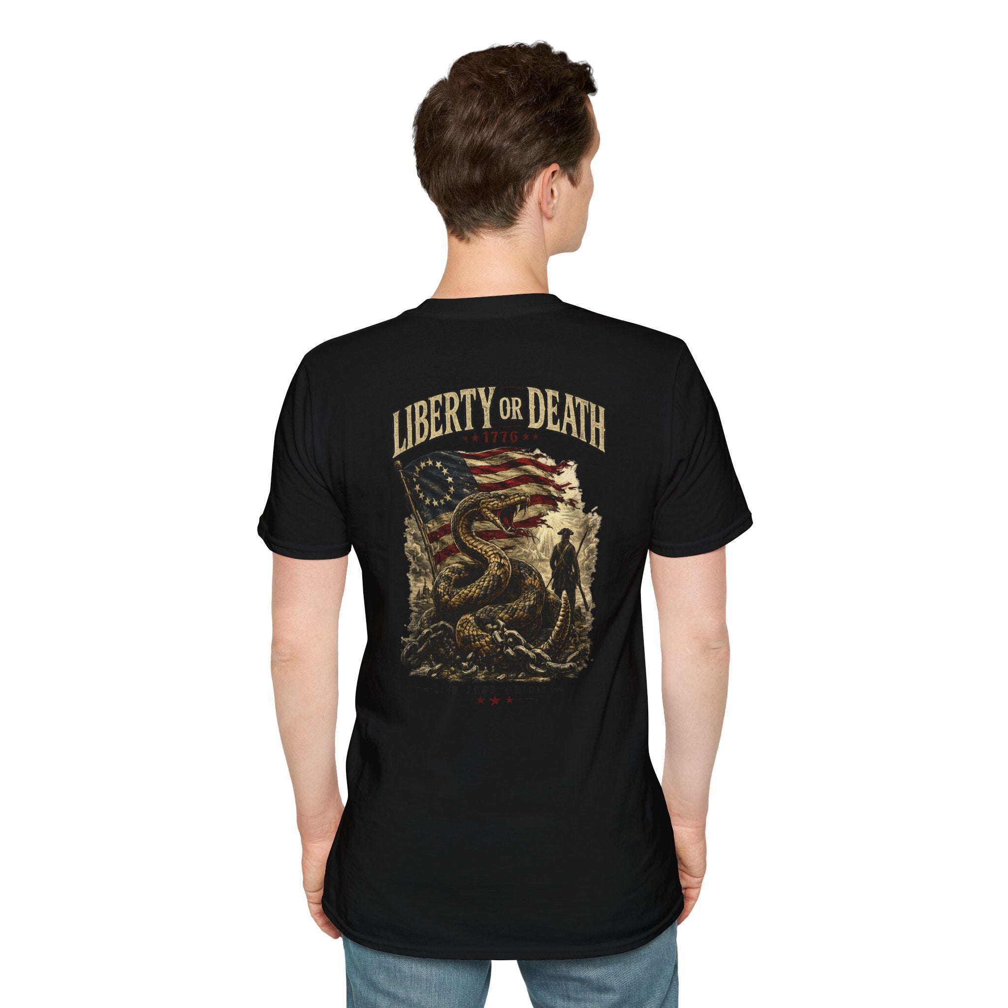 RAW Liberty or Death Short Sleeve Tee