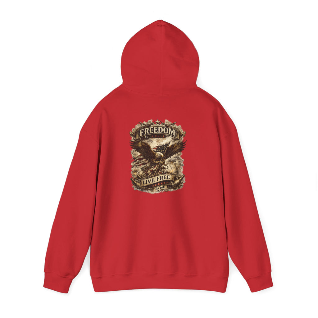 RAW Freedom Hoodie — Patriotic Pullover