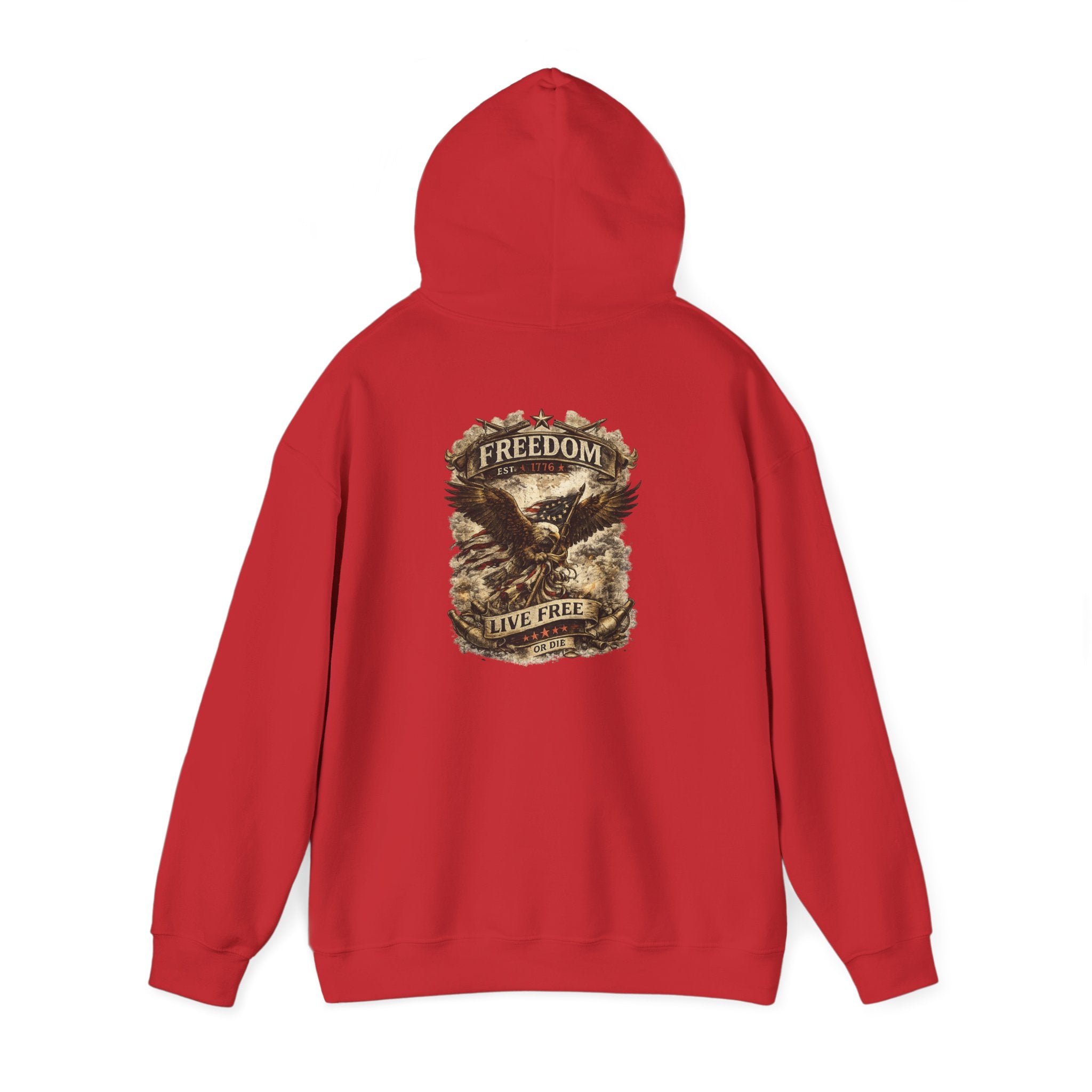 RAW Freedom Hoodie — Patriotic Pullover
